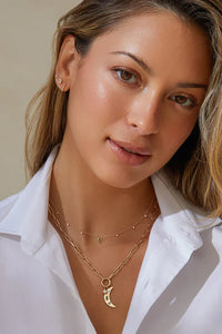 Jumbo Magic Moon Charm in 14k Yellow Gold