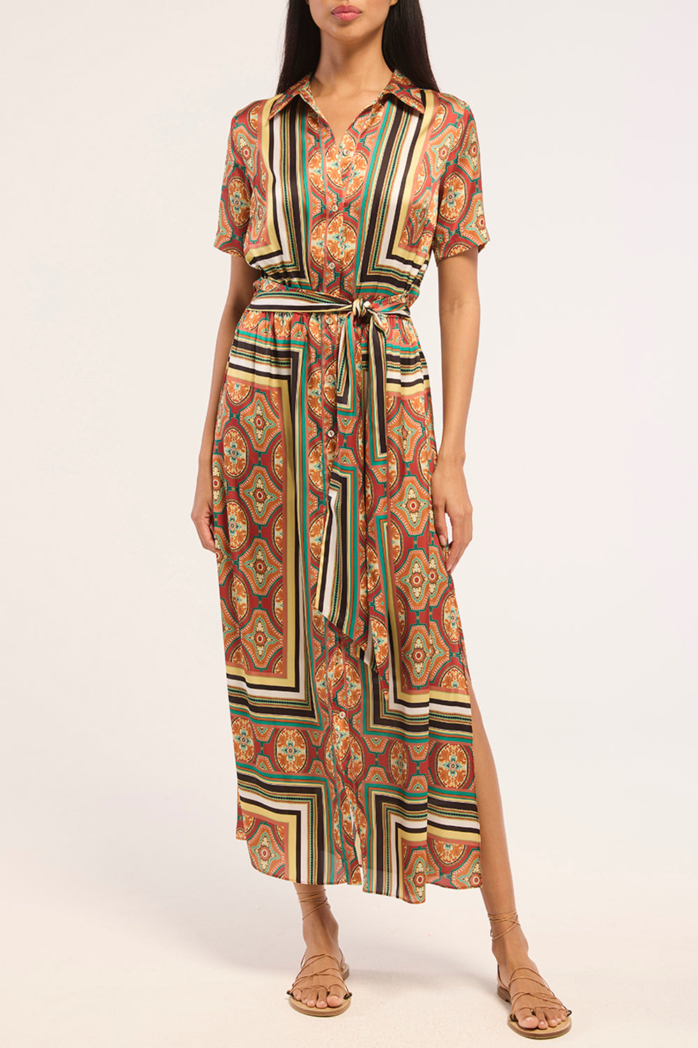 majorelle dress Emil Dress in Majorelle Scarf – Krista K Boutique