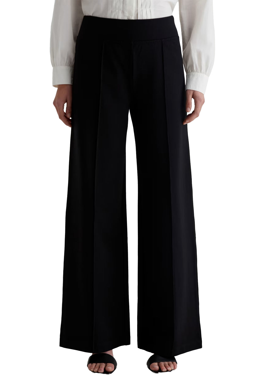 Reagan 360° Pull On Wide Leg in Super Black