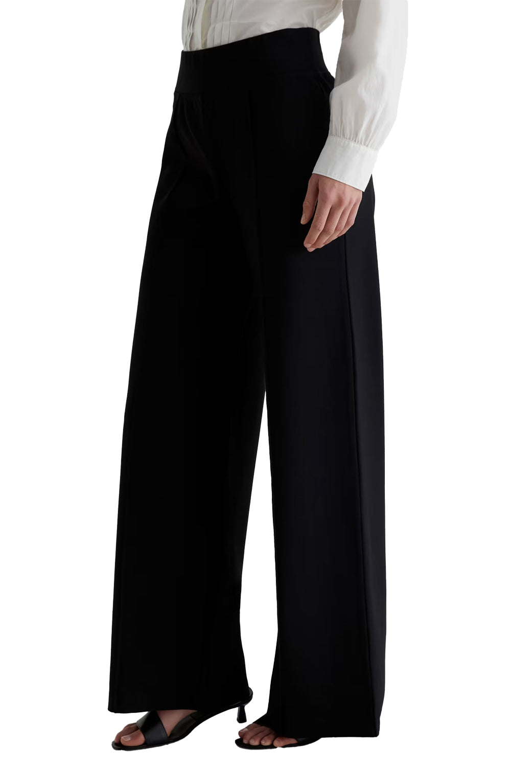 Reagan 360° Pull On Wide Leg in Super Black