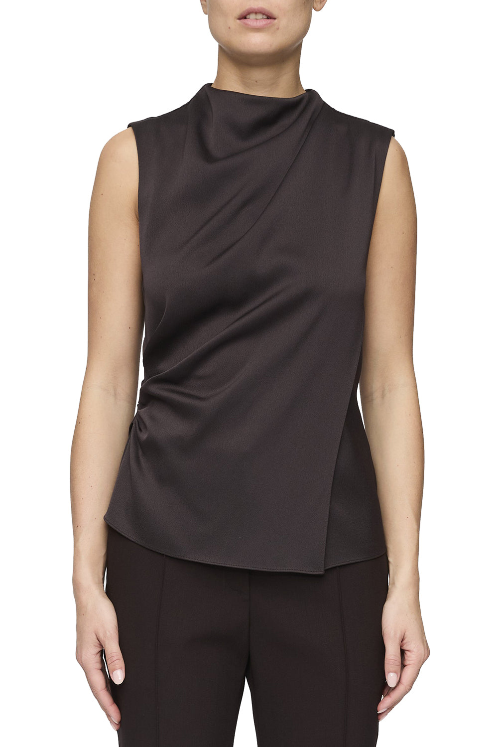 Amira Top in Ganache