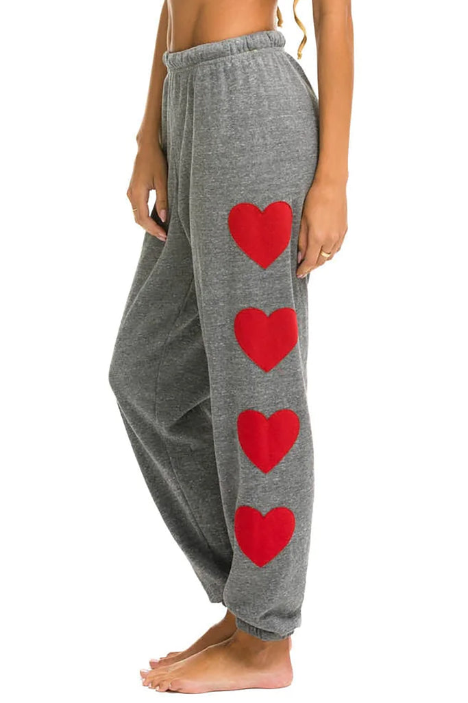 Heart Stitch 4 Women’s Sweatpant in Heather Grey