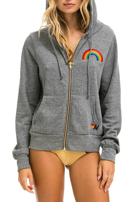 Rainbow Embroidery Sweatpants in Heather