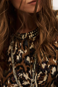 Onoa Midaxi Dress in Ocre