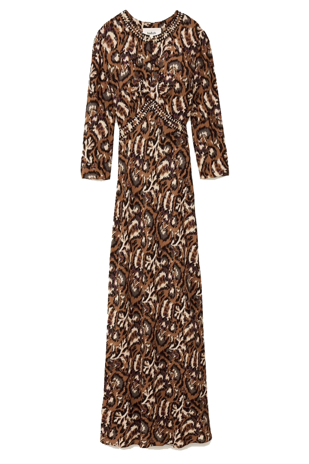 Onoa Midaxi Dress in Ocre