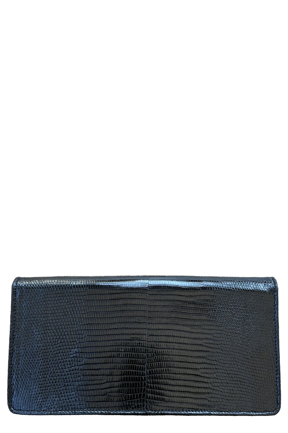 Lola Clutch in Black Lizard