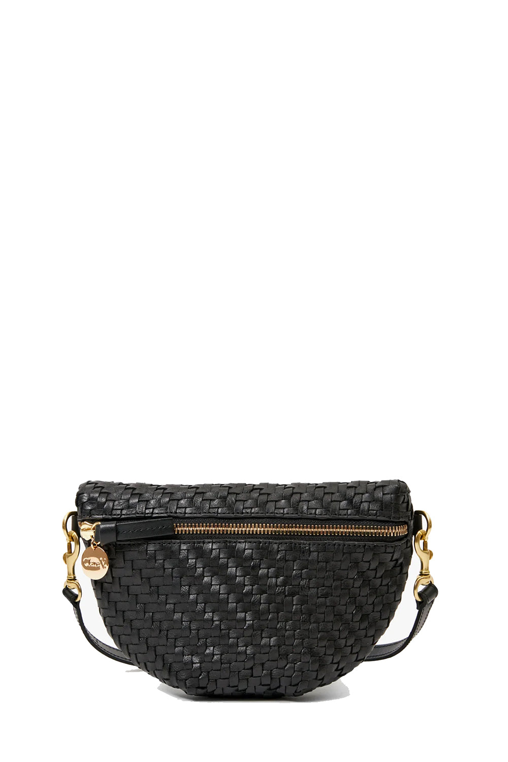Petite Fanny in Black Woven Zig-Zag