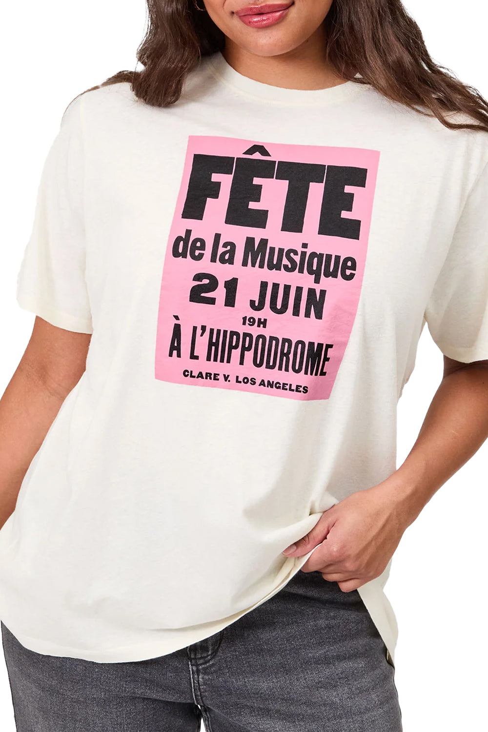 Original Tee in Cream w/ Poppy Fête De La Musique