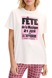 Original Tee in Cream w/ Poppy Fête De La Musique