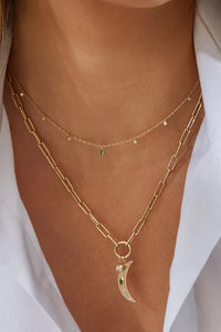 Jumbo Magic Moon Charm in 14k Yellow Gold