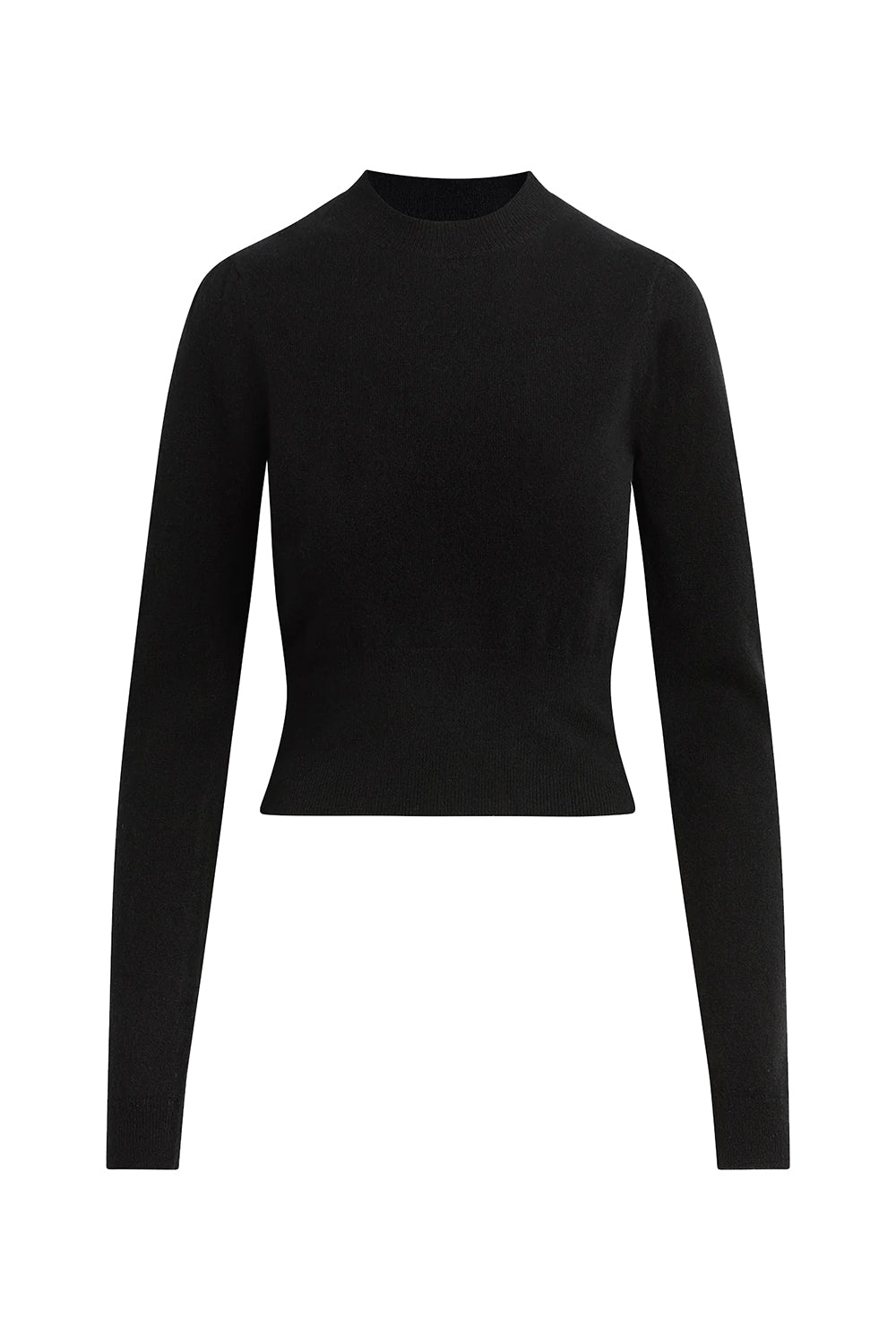 The Elena Long Sleeve Top in Black