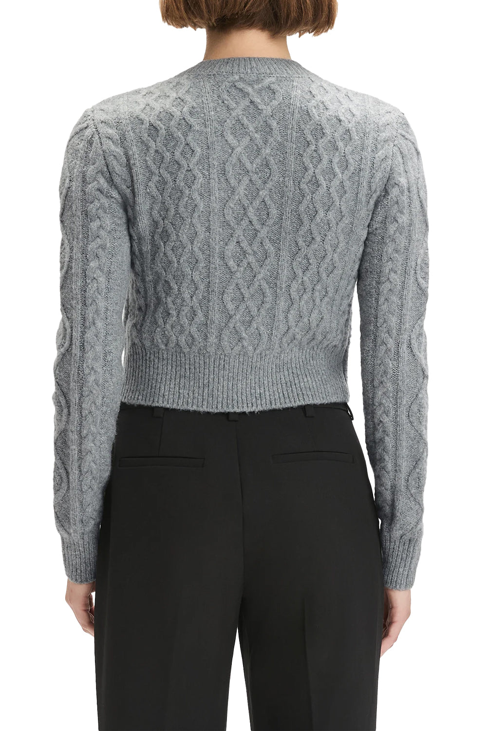 The Eleanor Cardigan in Heather Grey