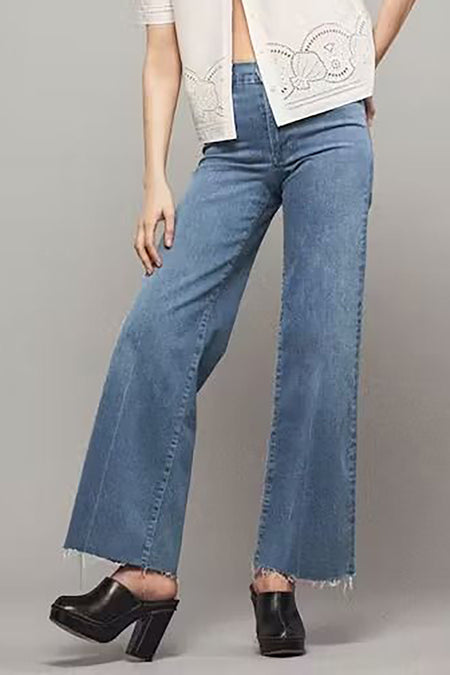 Portia with Double Waistband in Enzo Distressed