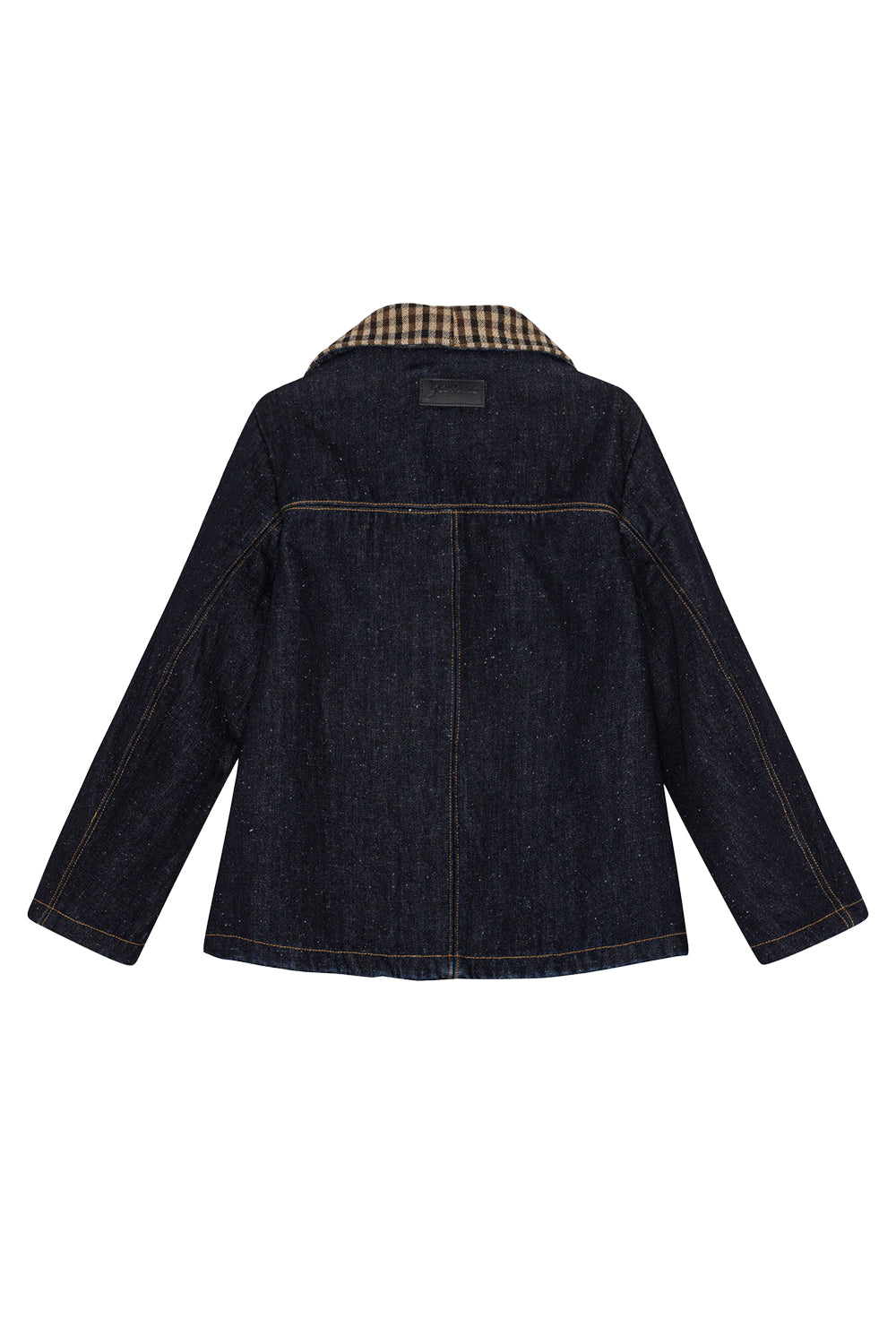 Neppy Denim Jacket in Dark Blue Stone