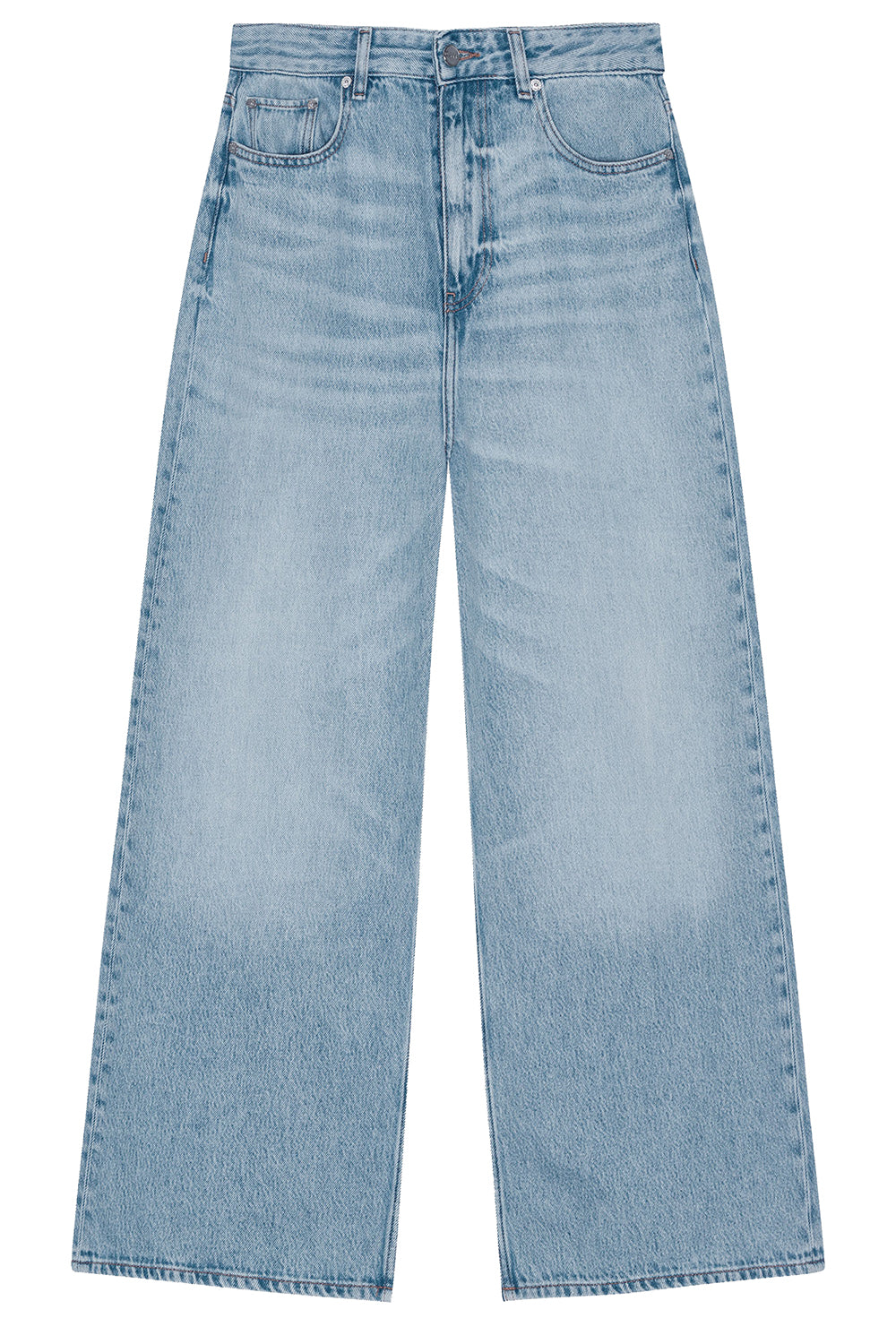 Light Blue Baggy Jeans in Light Blue Stone