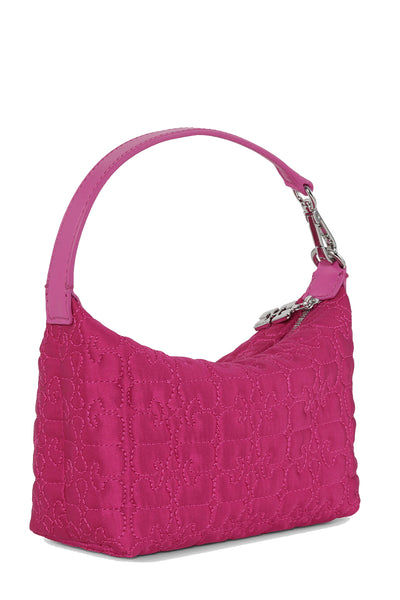 Small Butterfly Pouch Satin Bag in Shocking Pink – Krista K Boutique