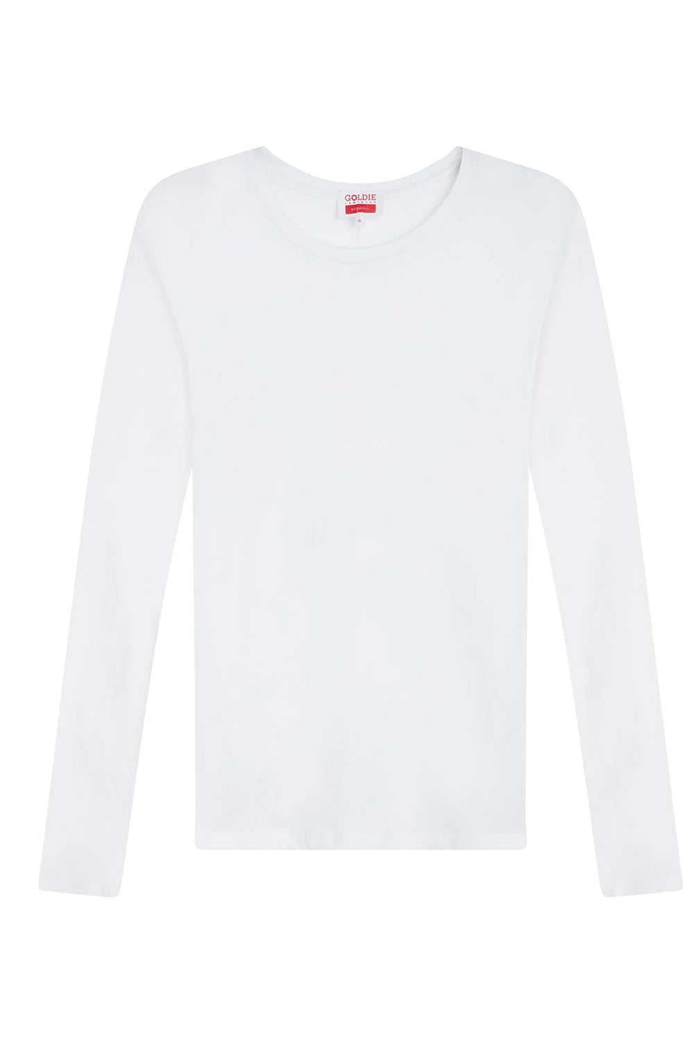 Organic Long Sleeve Tee in White
