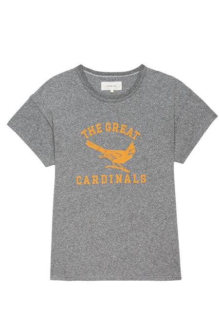 The Little Tee in Heather Grey