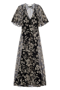 The Festal Dress in Brocade Floral