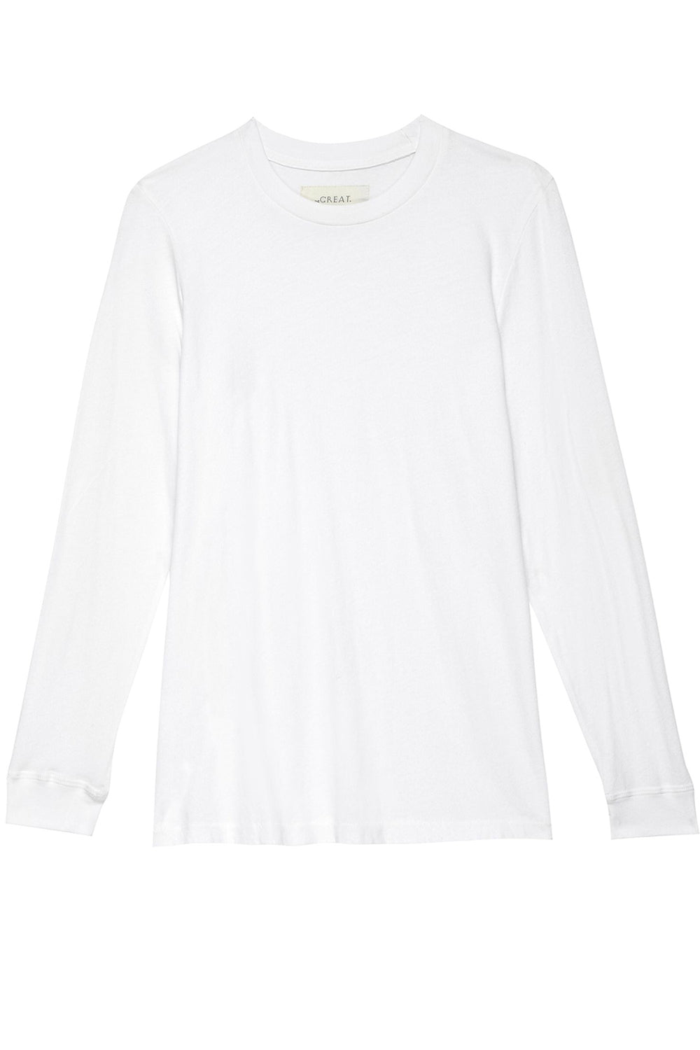 The Long Sleeve Slim Tee in White