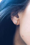 Sasha Ear Cuff with 3 Diamonds