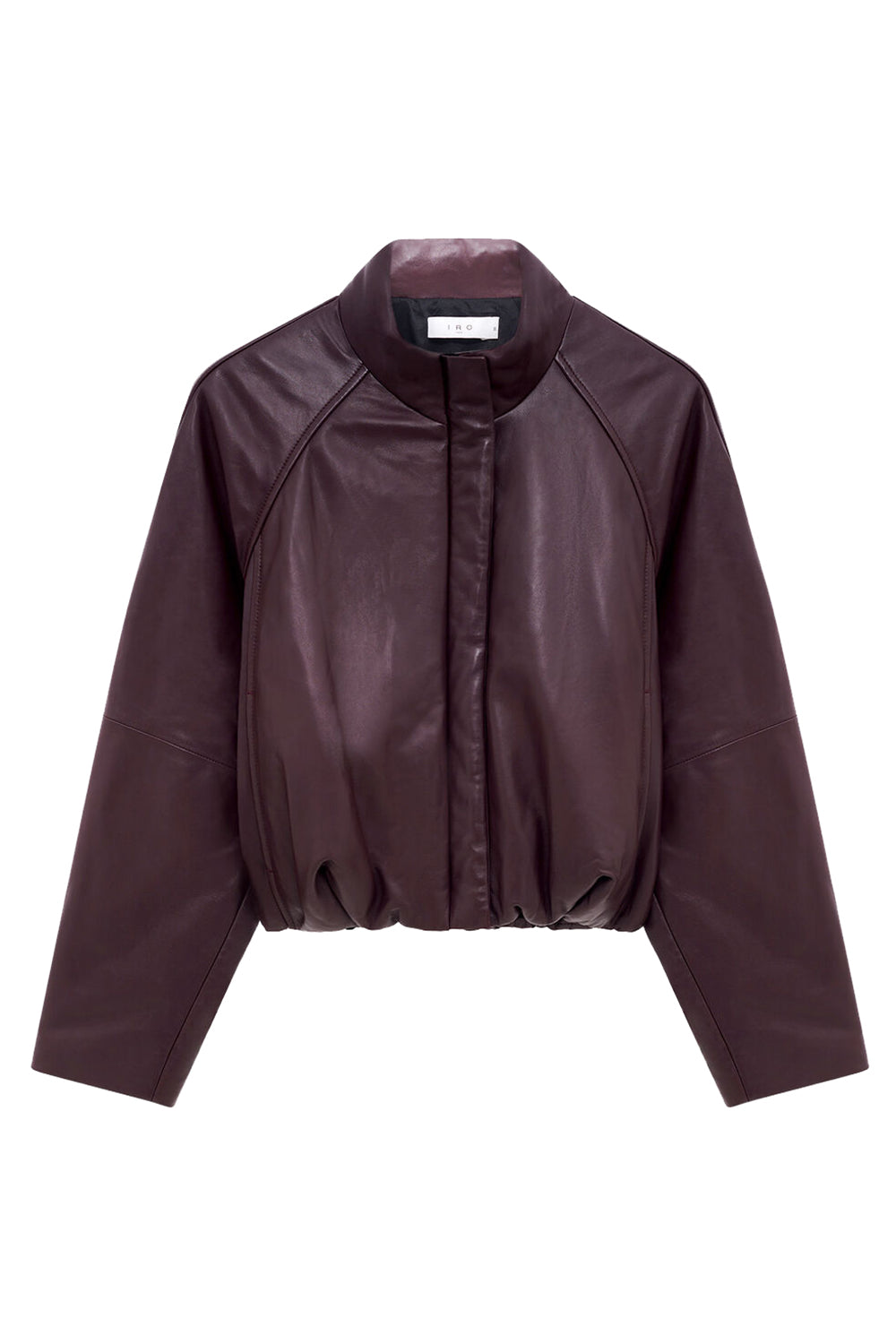 Delta Leather Jacket in Purple
