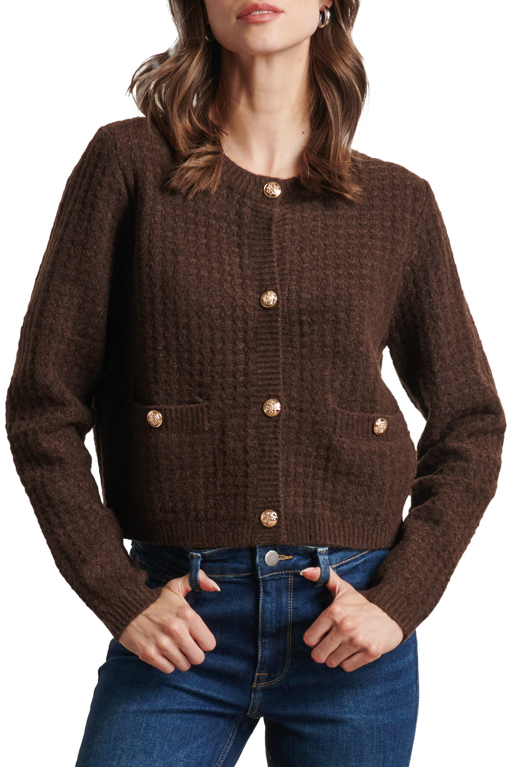 Cataline Cardigan in Dark Chocolate