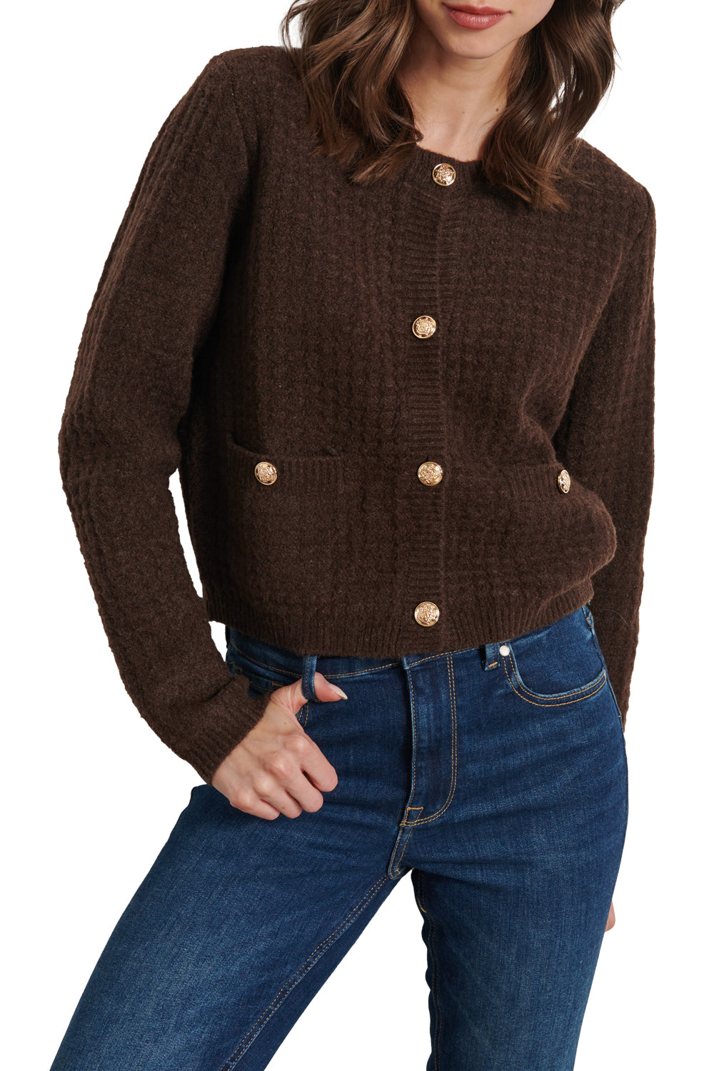 Cataline Cardigan in Dark Chocolate