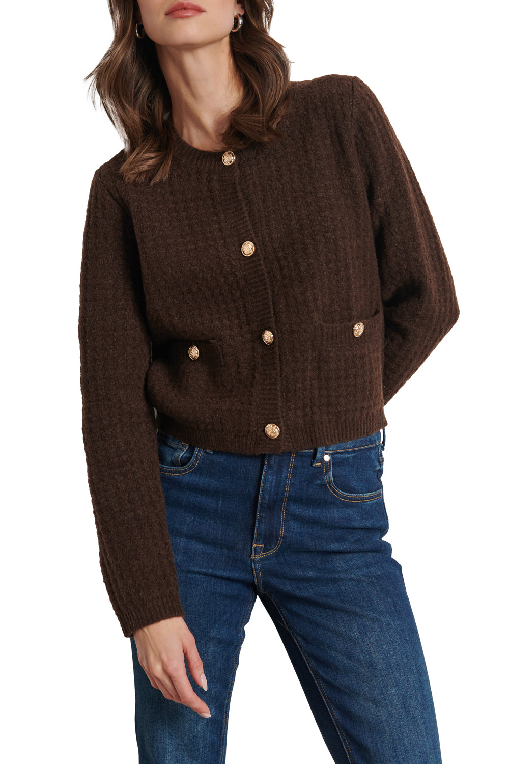 Cataline Cardigan in Dark Chocolate