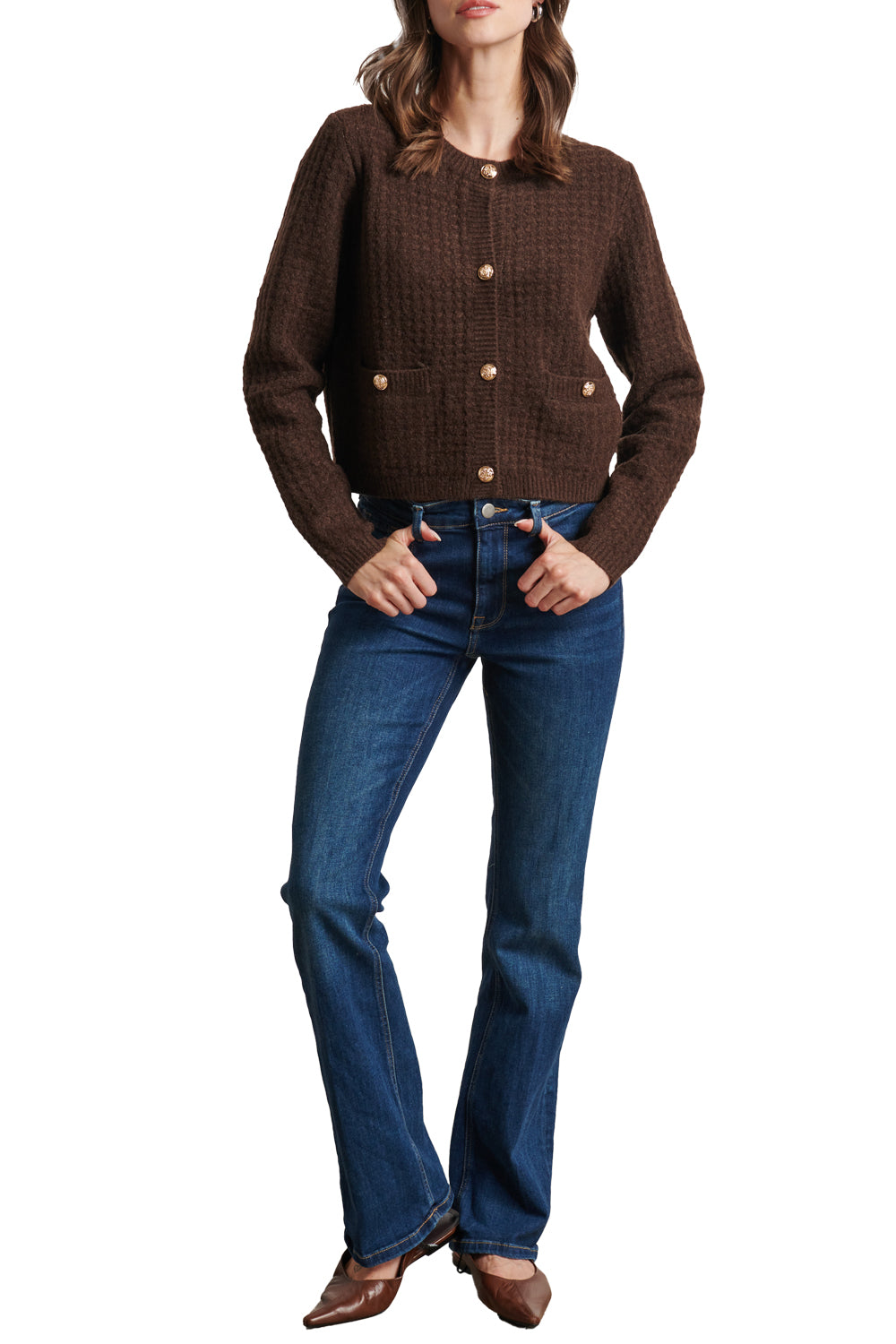 Cataline Cardigan in Dark Chocolate