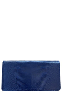 Lola Clutch in Navy Lizard