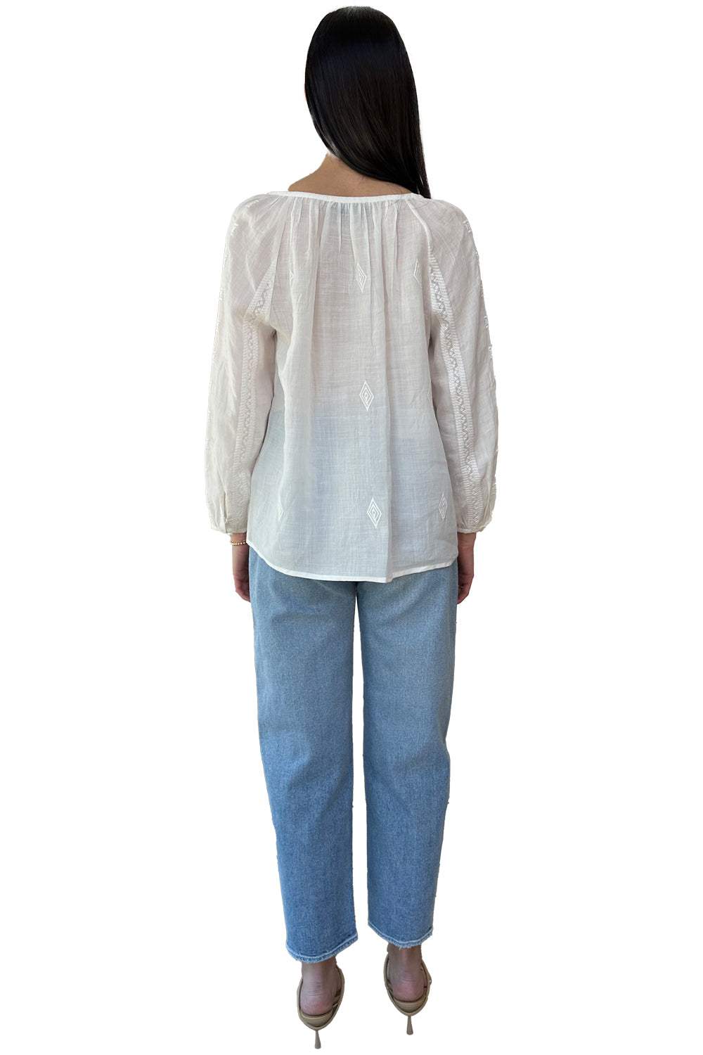 Cristo Blouse in Ivory