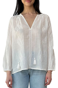 Cristo Blouse in Ivory