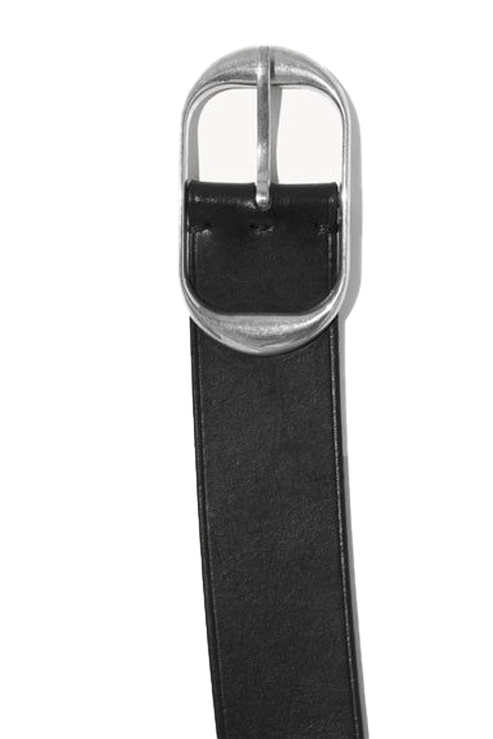 Nili Belt in Black with Antique Silver Buckle