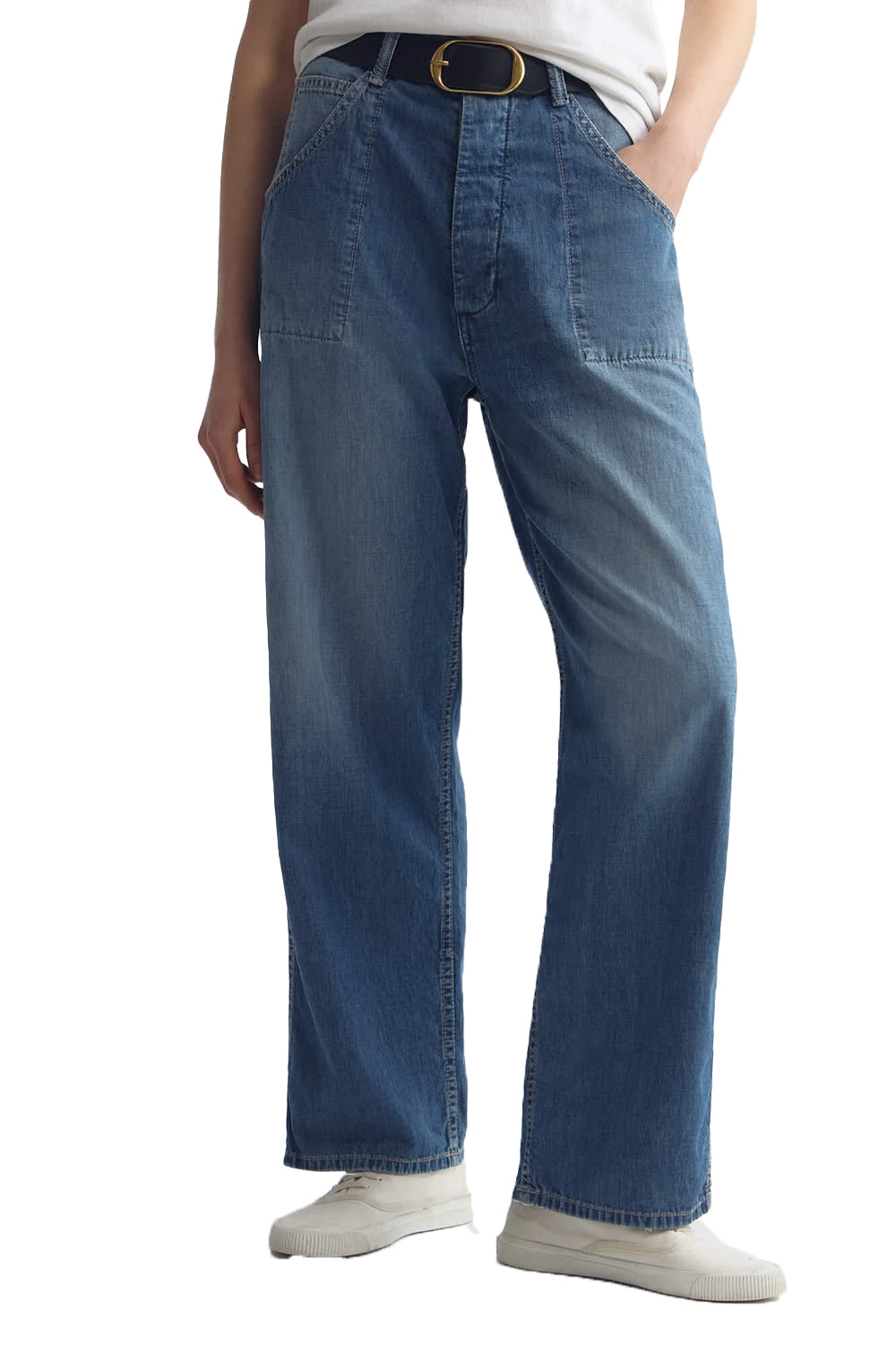 Whitney Denim Pant in Delancey Wash – Krista K Boutique