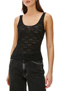 Donya Top in Black Lace
