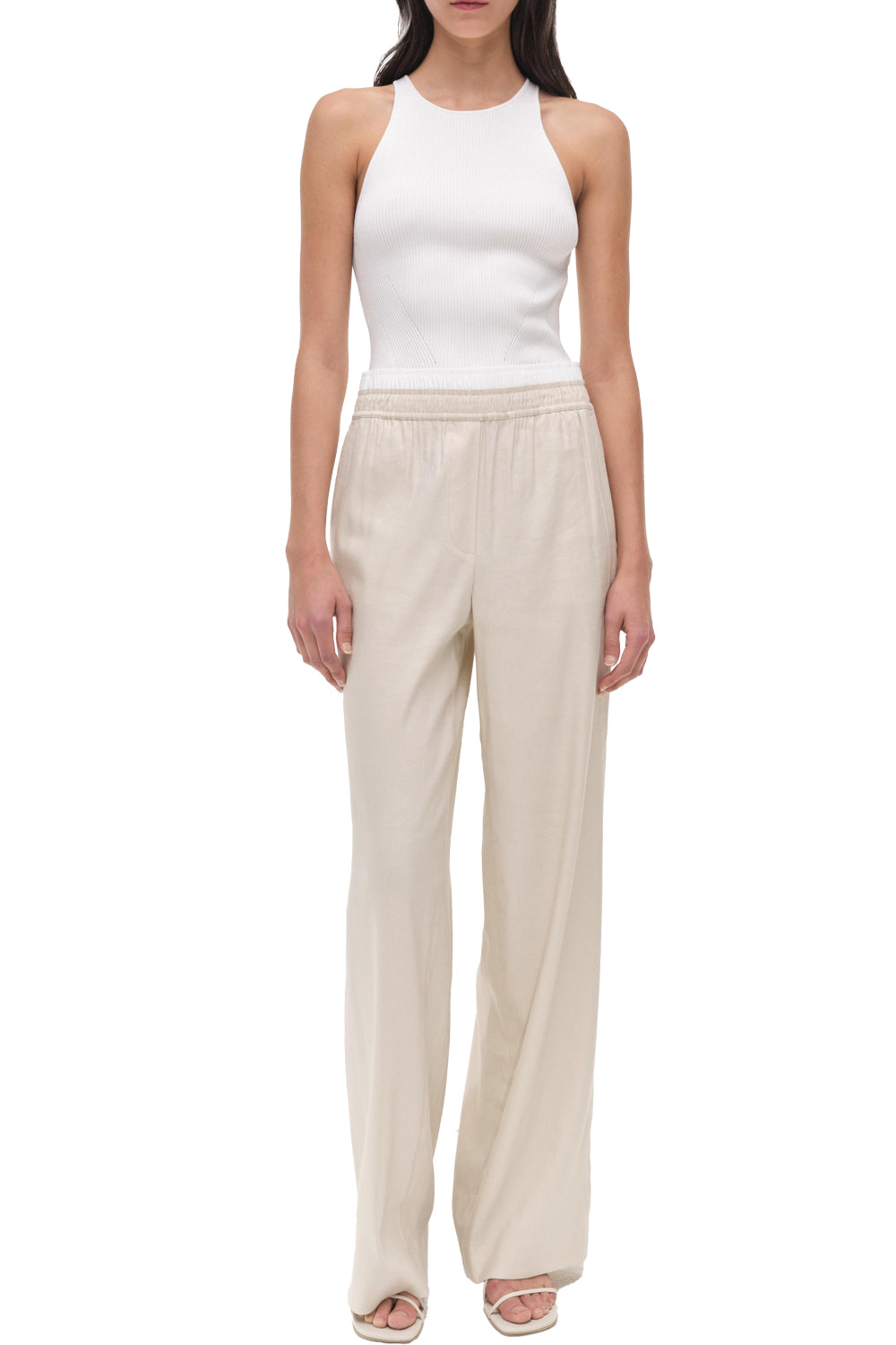 Bristol Straight Leg Pant in Sand