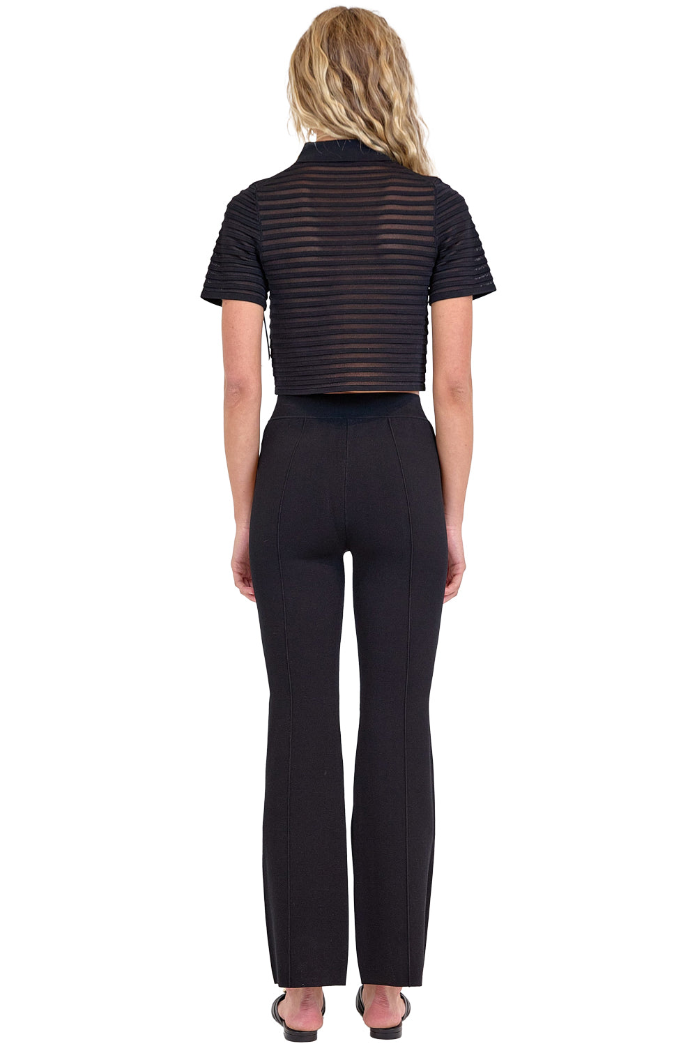 Larken Short Sleeve Cardigan in Black