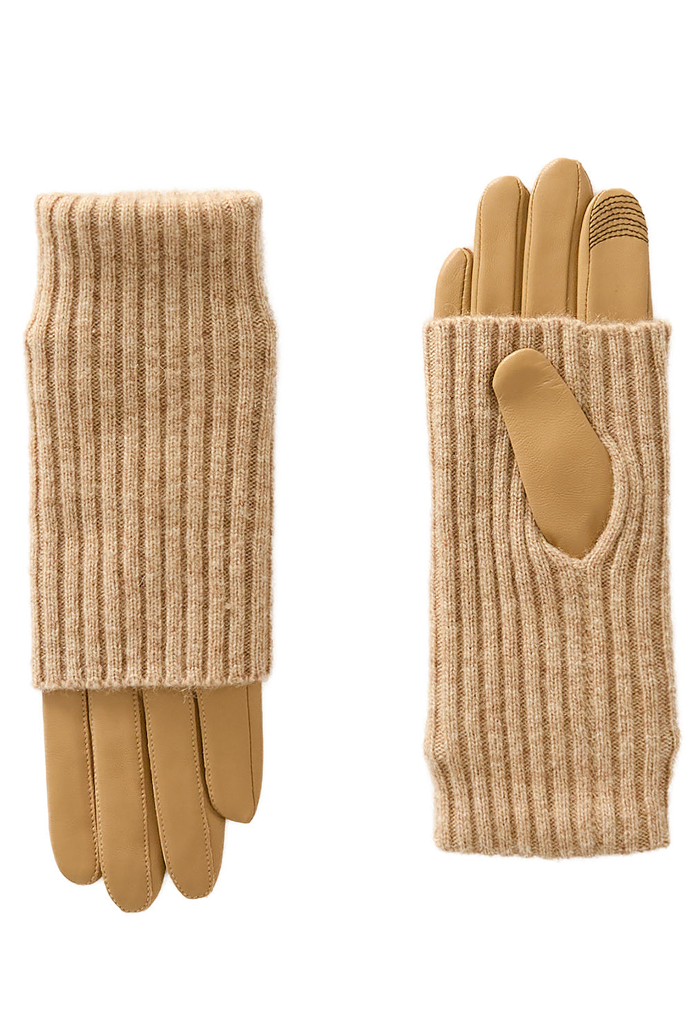 Carmel Leather Gloves in Teak