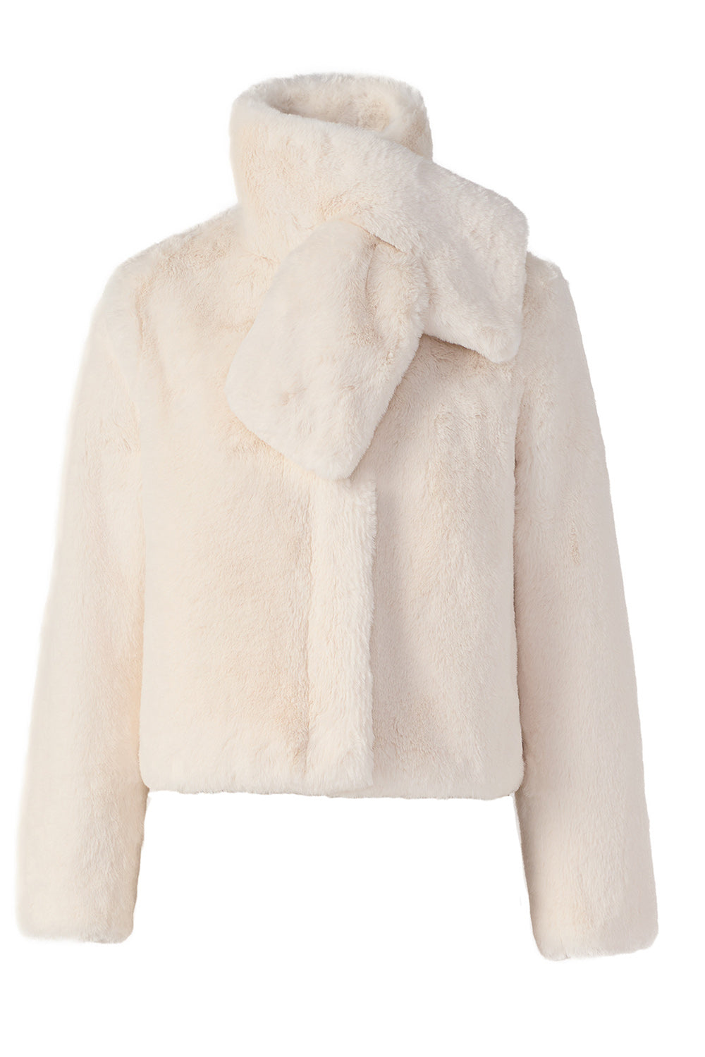 Kendell Faux Fur Jacket in Powder