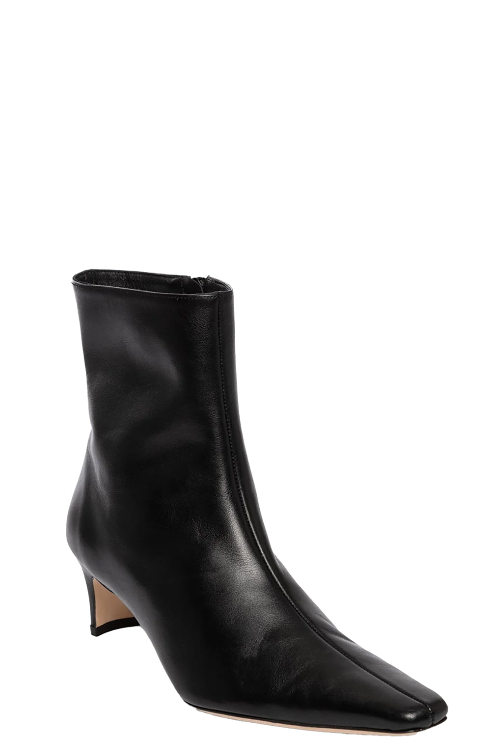 Wally Ankle Boot in Black Leather