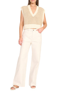 Americana Sweater in Breeze Creme