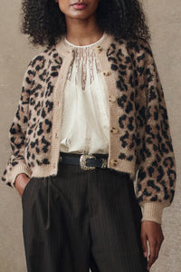 The Windsor Cardigan in Leopard