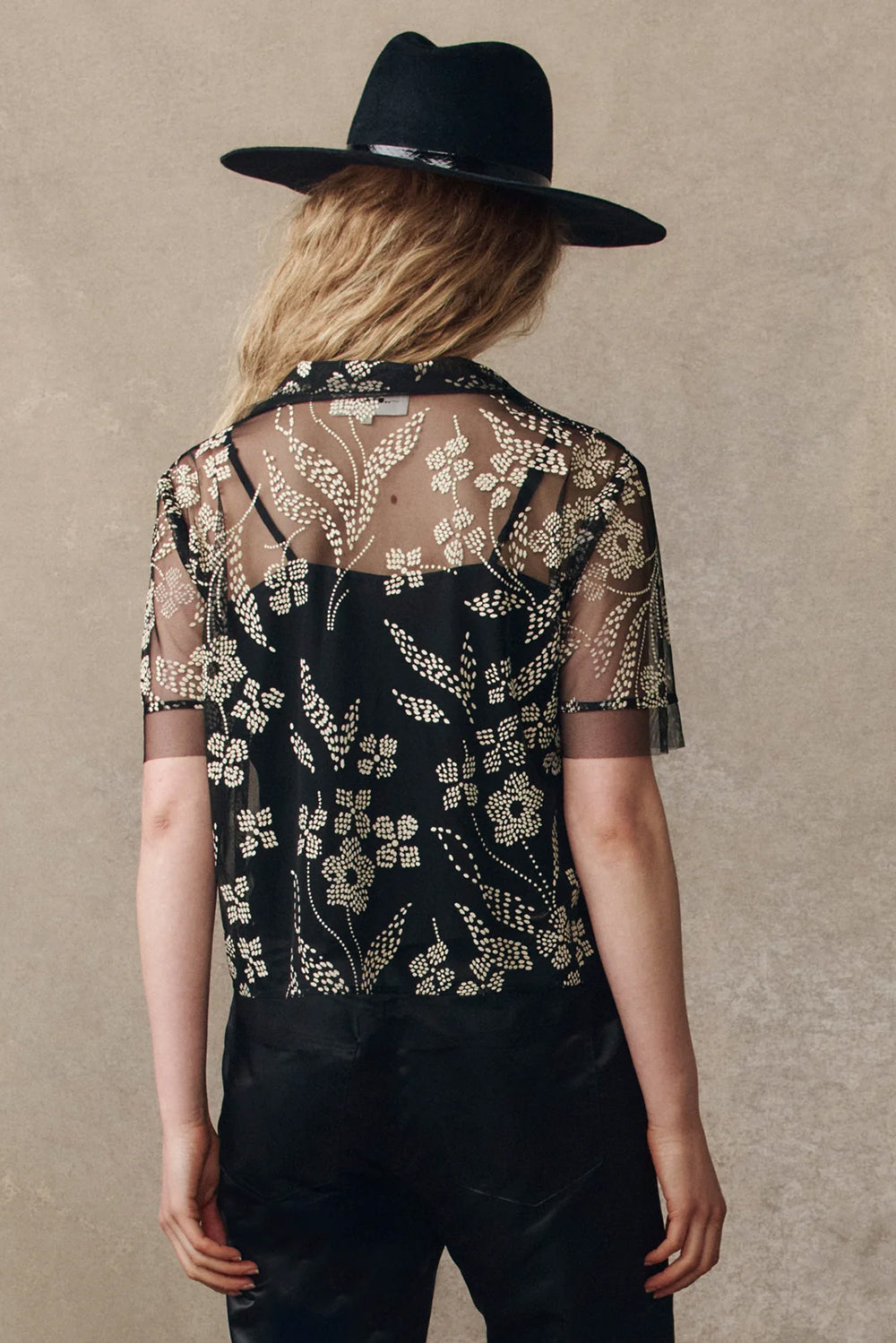 The Cotillion Top in Brocade Floral