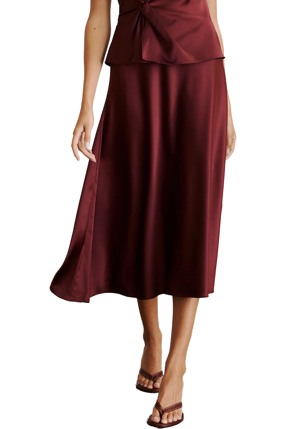 Beth Skirt in Mahogany
