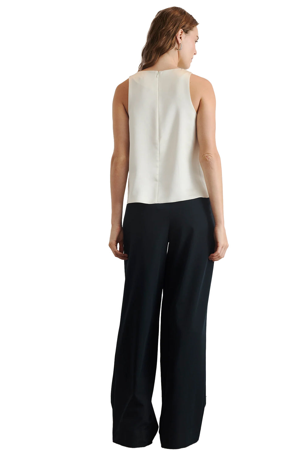 Clorinda Top in Ivory