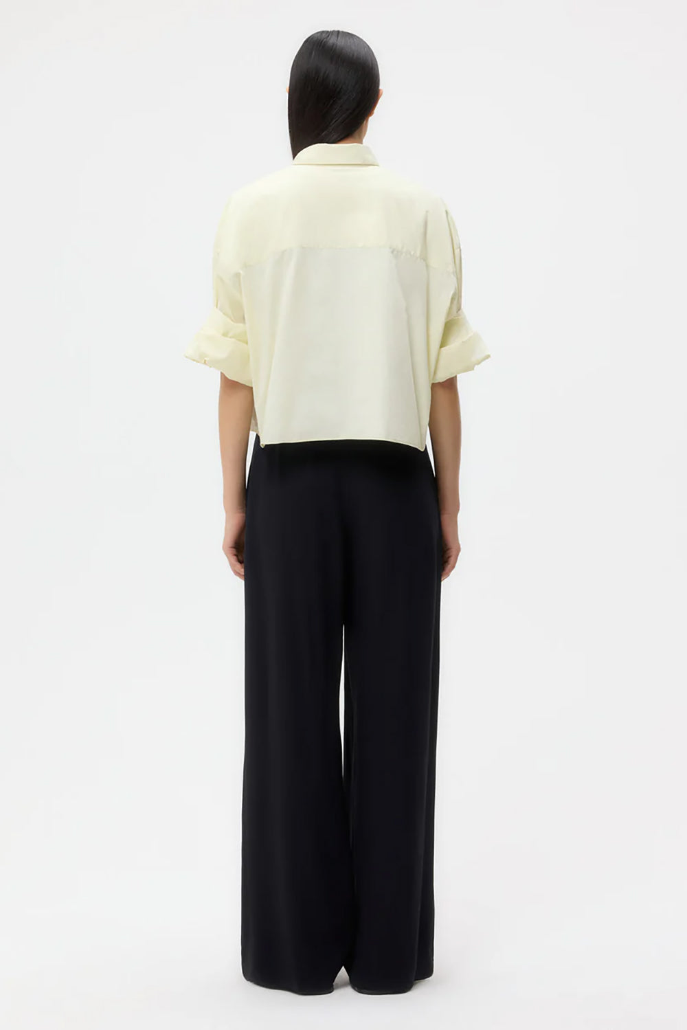 Next Ex Shirt in Superfine Cotton Aloe Wash
