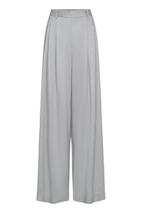 Avery Pant in Viscose Wool Suiting Light Heather Grey