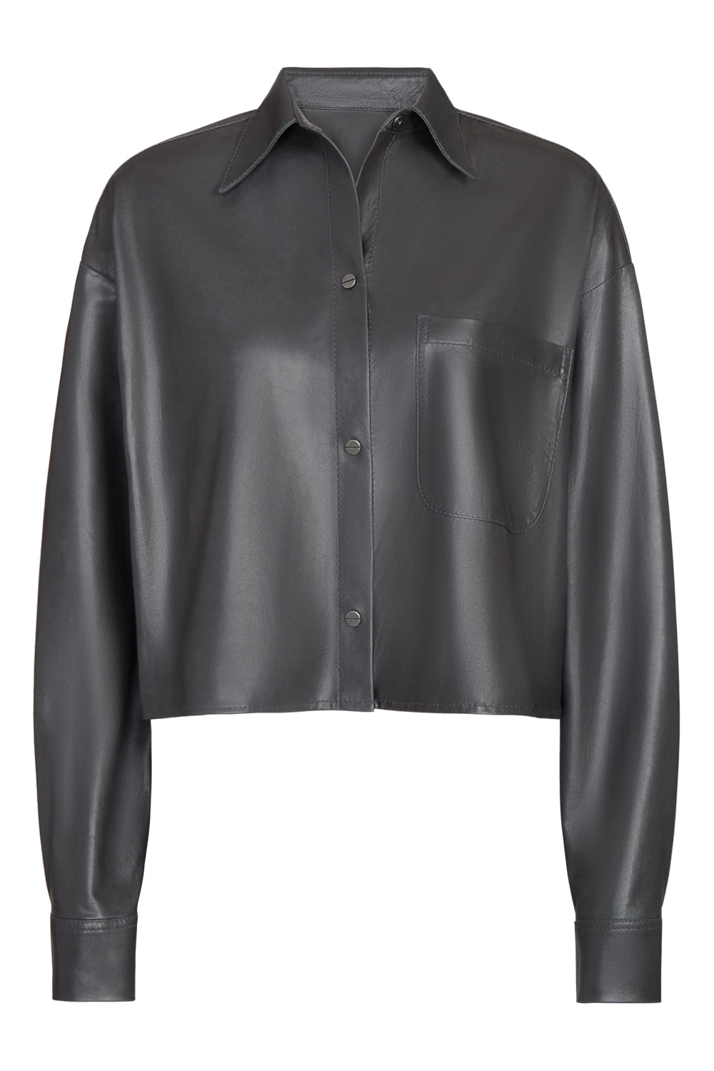 Little Big Joe Shirt in Paper Leather Urban Chic