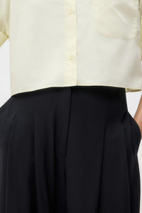 Carrie's Trouser in Drapey Wool Crepe Midnight